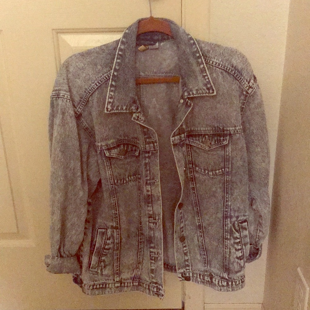 Over sized jean jacket